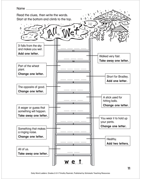 Daily Word Ladders: Grades 2–3 by Timothy V. Rasinski