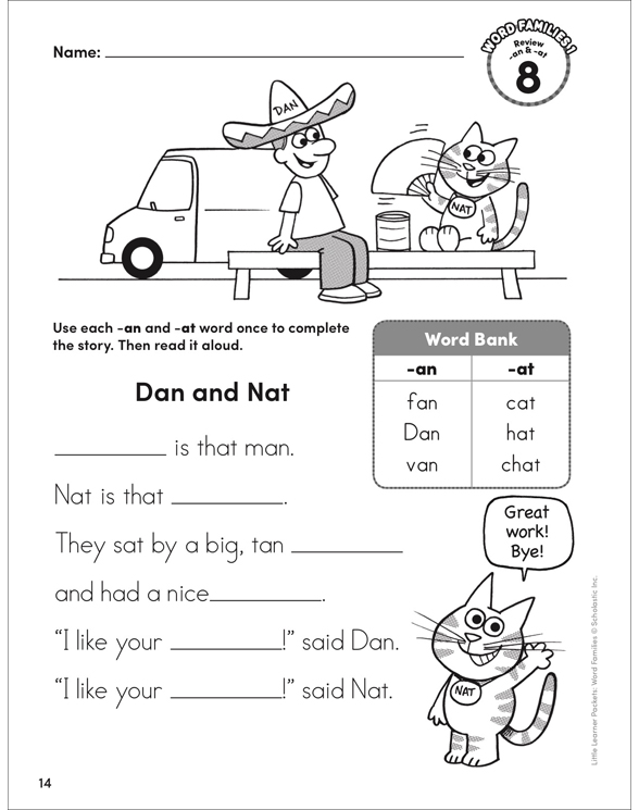 Little Learner Packets: Word Families by Violet Findley