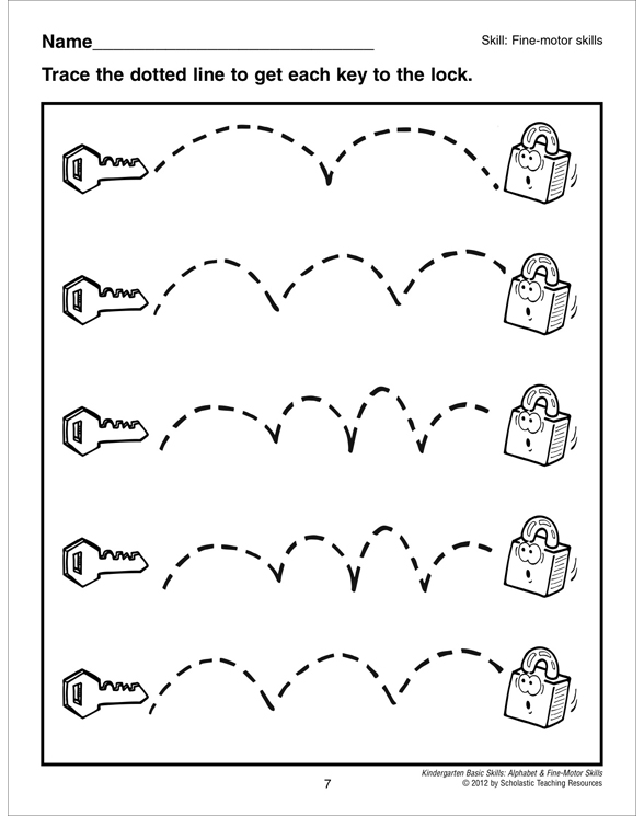 Kindergarten Basic Skills Alphabet & FineMotor Skills by