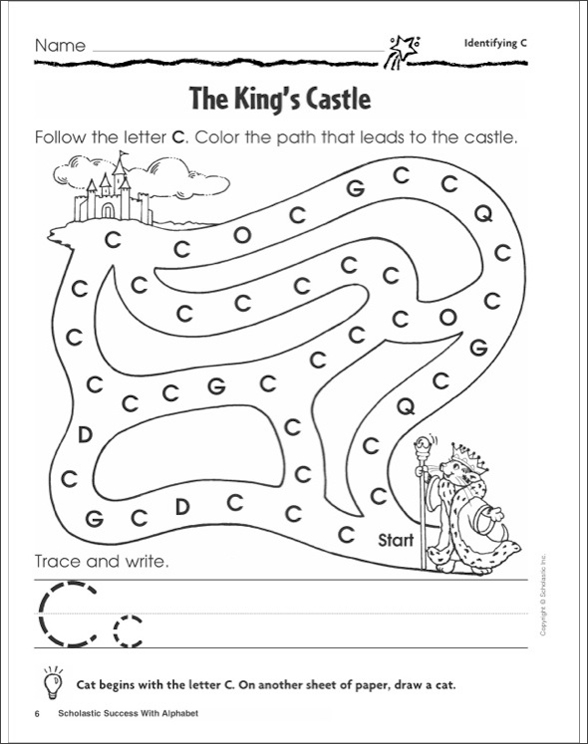 Scholastic Success With Alphabet Workbook by