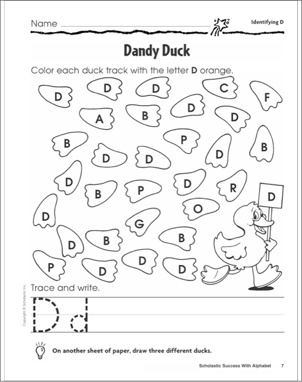 Scholastic Success With Alphabet Workbook by