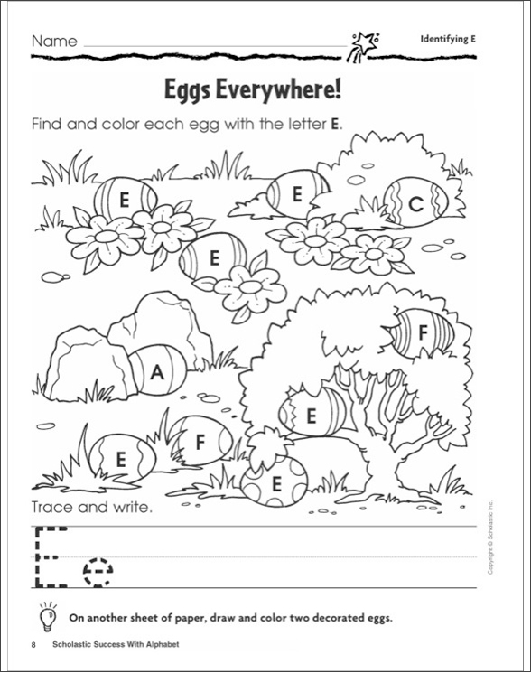 Scholastic Success With Alphabet Workbook by