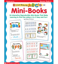 I can write my abcs mini book 04 picture
