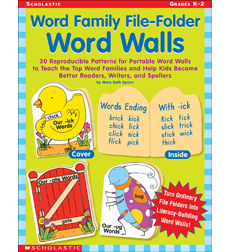 Word Family File-Folder Word Walls Word Family File-Folder Word Walls