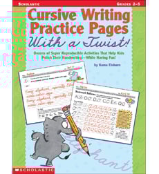 Cursive Writing Practice Pages With a Twist! Cursive Writing Practice Pages With a Twist!