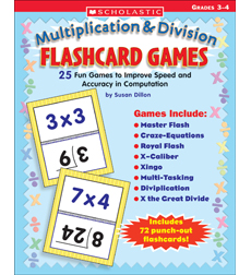 Multiplication Amp Division Flashcard Games By Susan Dillon