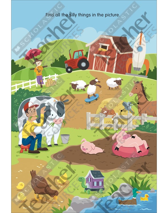 On the Farm Wipe-Clean Activity Book by