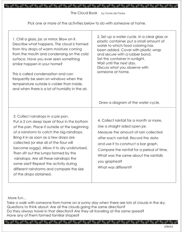 The Cloud Book by Tomie dePaola