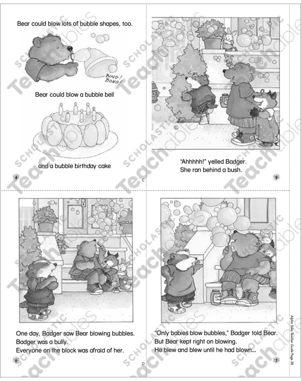 Alpha Tales: Bubble Bear (Letter B): Alpha Tales Mini-Book By