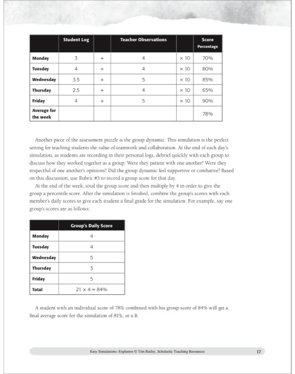Easy Simulations: Explorers by Tim Bailey
