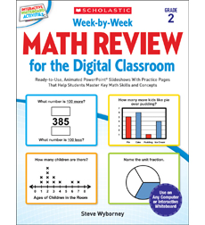 Week-by-Week Math Review for the Digital Classroom: Grade 2 by Steve