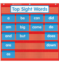 Sight Words Pocket Chart