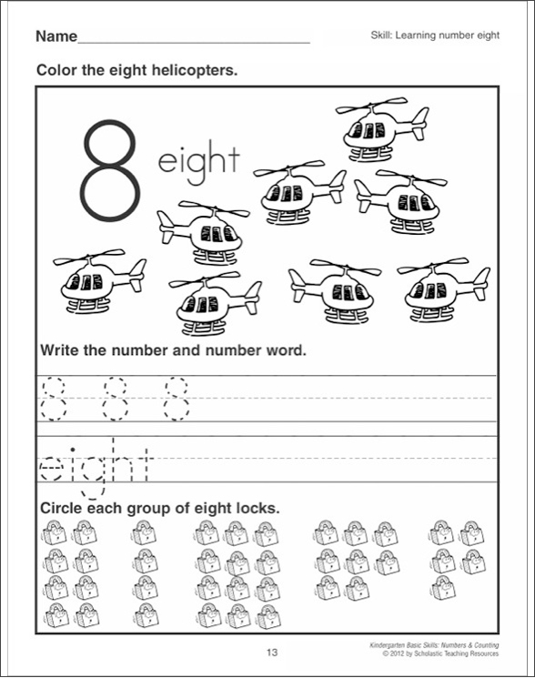 Counting 1115 Kindergarten Basic Skills 07D