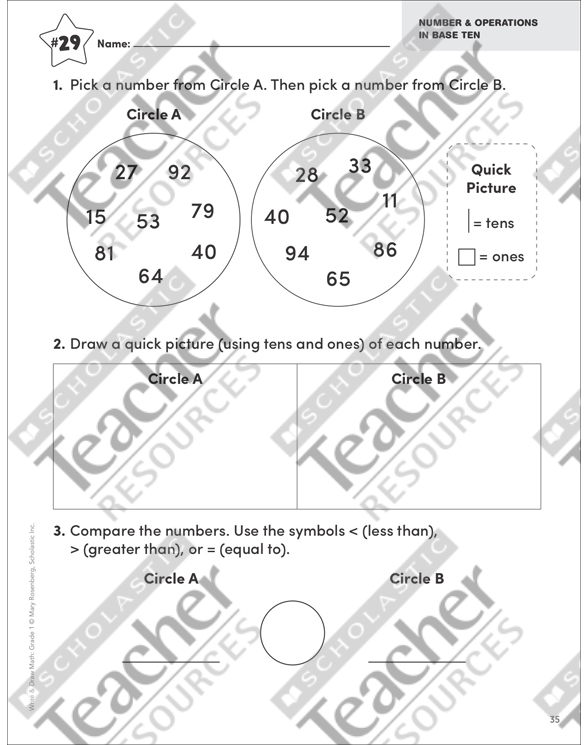Write & Draw Math: Grade 1 by Mary Rosenberg