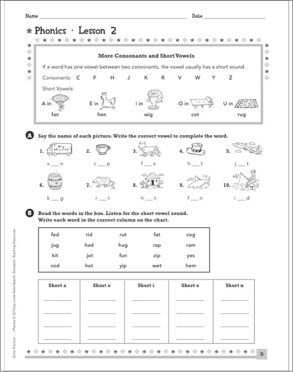 Extra Practice For Struggling Readers: Phonics By Linda Ward Beech