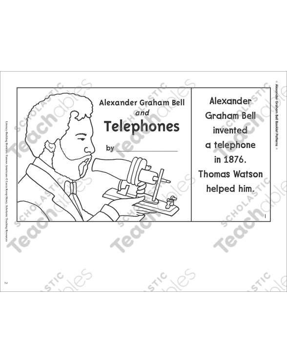 Literacy-Building Booklet: Alexander Graham Bell by