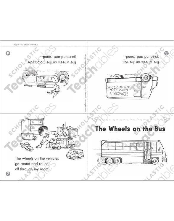 The Wheels on the Bus: Mini-Book for Guided Reading (Level B) by