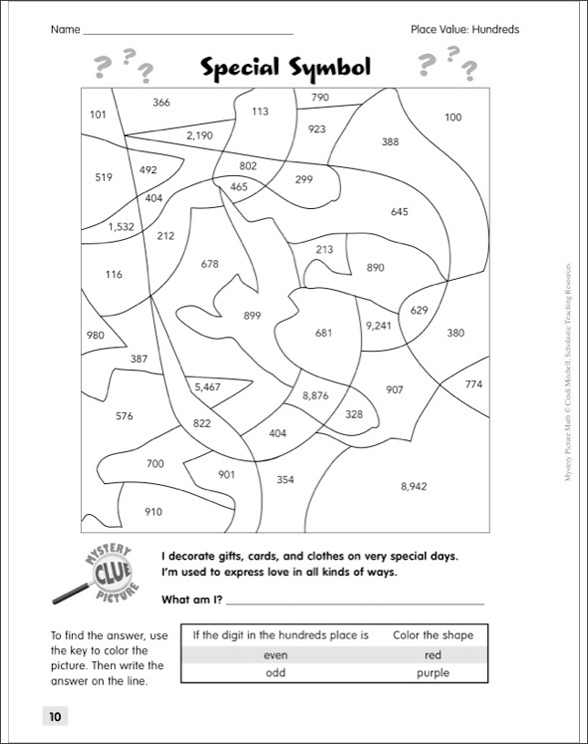 Mystery Picture Math by Cindi Mitchell