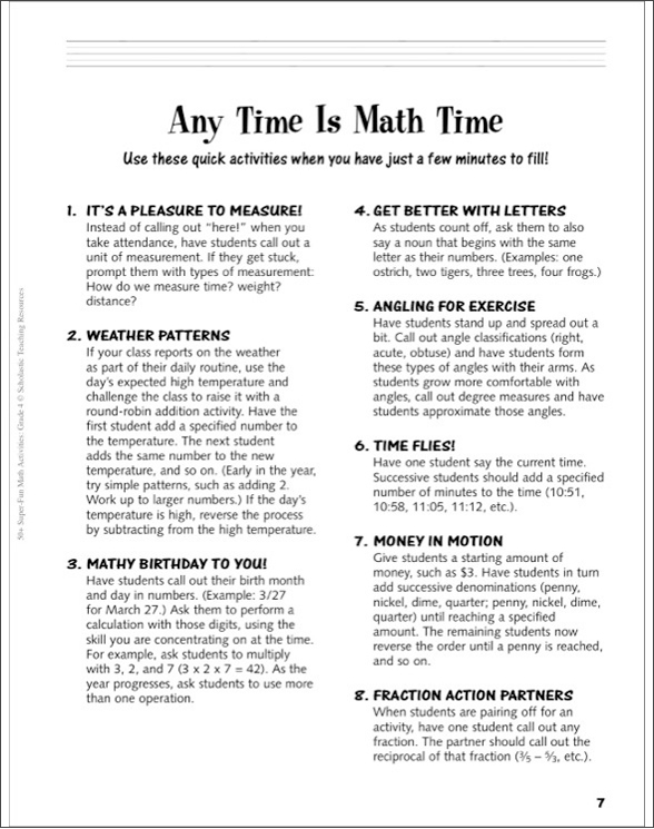 50+ Super-Fun Math Activities: Grade 4 by Jack Silbert
