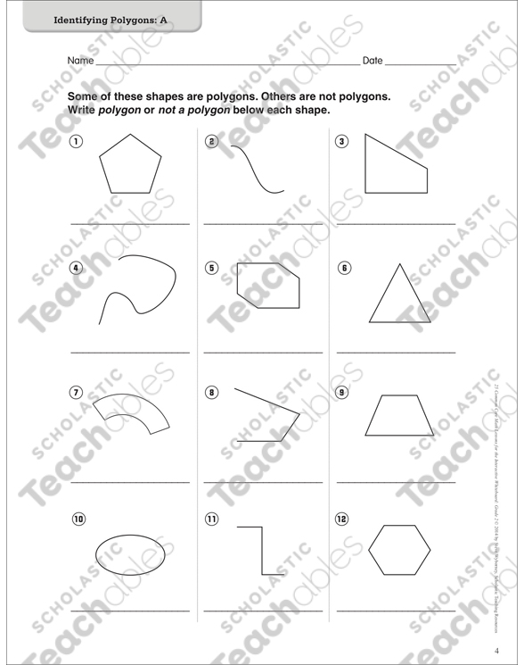 Identifying Polygons: Math Lesson by