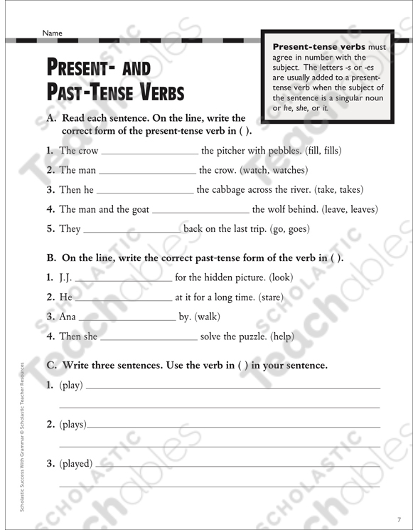 verb-tenses-grade-4-differentiation-pack-by