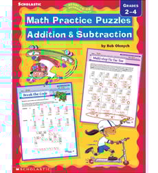 Math Practice Puzzles: Addition & Subtraction Math Practice Puzzles: Addition & Subtraction