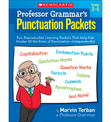 Professor Grammar s Punctuation Packets Professor Grammar s Punctuation Packets