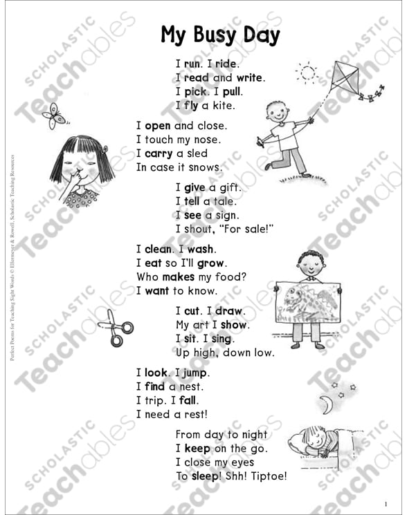 my-busy-day-verbs-sight-words-poem-by