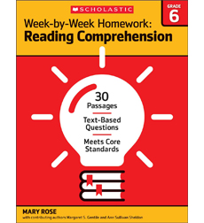 Week by week homework reading comprehension grade 6 06 picture