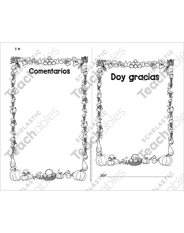 Doy gracias: Spanish Write & Read Book by