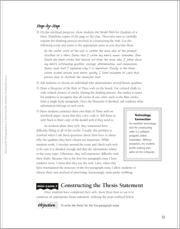 mastering the 5 paragraph essay pdf