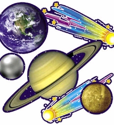 Solar System Accent Punch-Outs Solar System Accent Punch-Outs