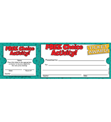 Free Choice Activity Ticket Awards Free Choice Activity Ticket Awards