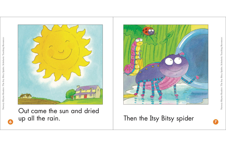 Nursery Rhyme Readers The Itsy Bitsy Spider By 8591