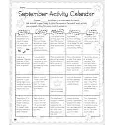 Monthly Ideas: September - Activity Calendar & Stationery by