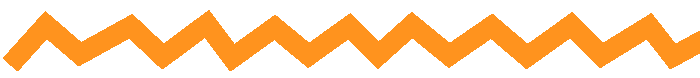 Decorative Orange Zig Zag