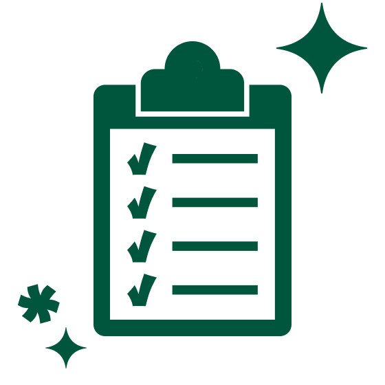 Green checklist icon