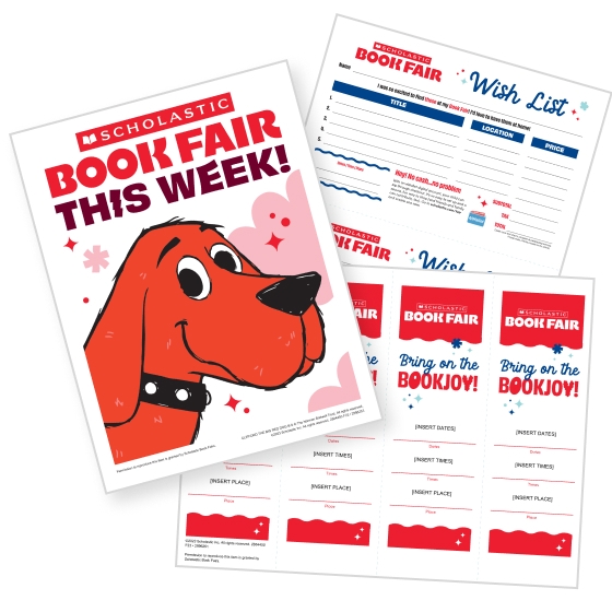 Three stacked printable resources highlight the promotional materials available to Hosts through Fair Files