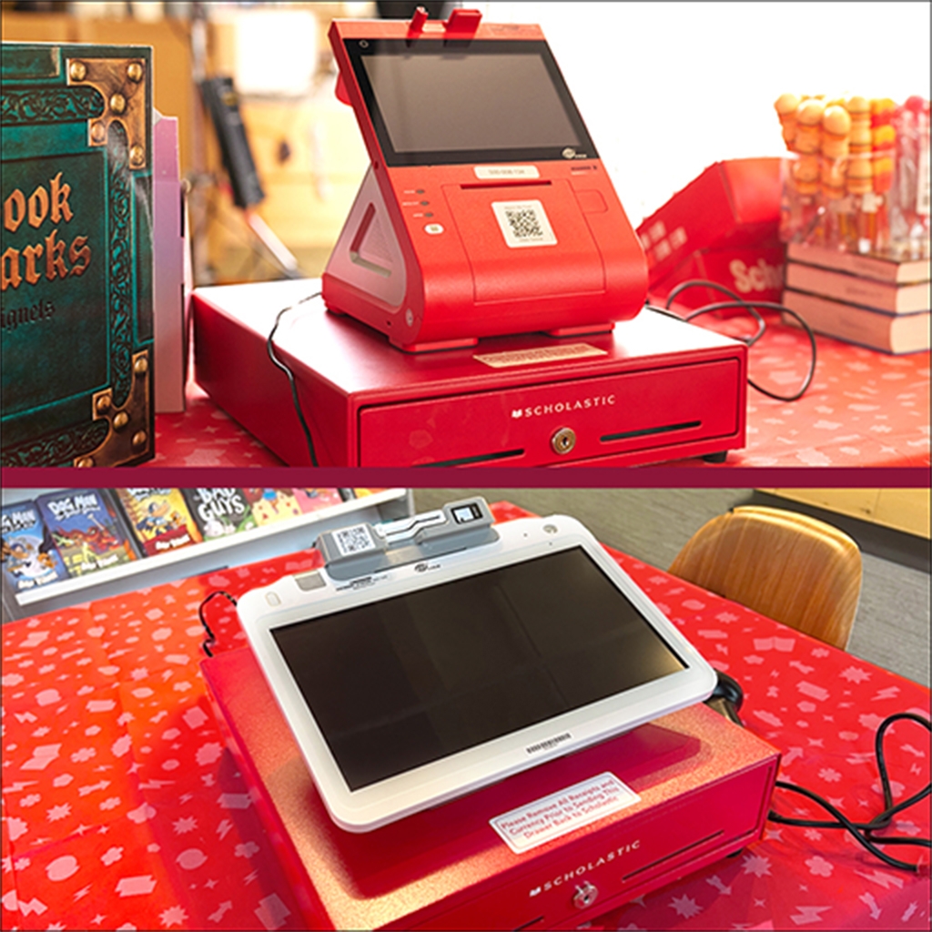 Examples of two Book Fair Payment System registers 