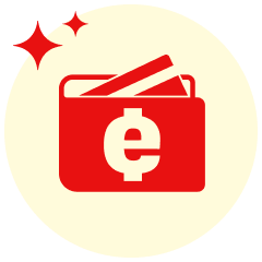 eWallet logo icon 