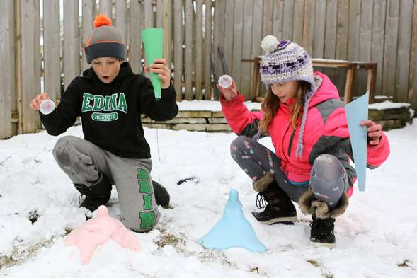 Snow Play: Make a Frozen Volcano