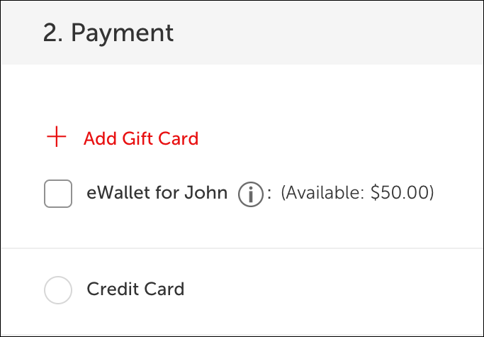 eWallet Payment Method