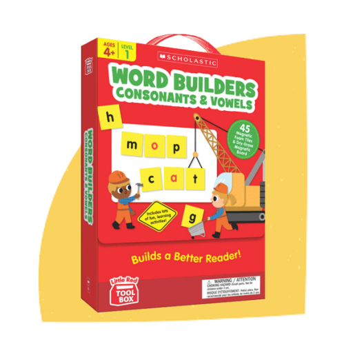 Games and manipulatives like Scholastic Word Builders.