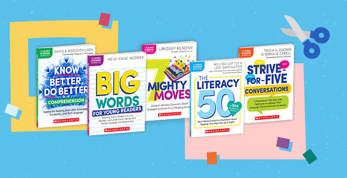 Professional books like The Science of Reading in Practice series to grow your expertise.