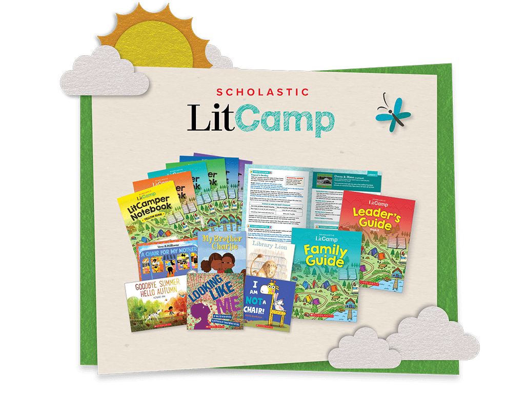 Scholastic LitCamp literacy collections come with text sets, guides, and more.