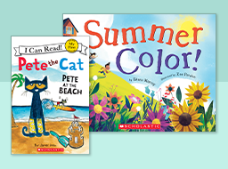 Featured books: "Pete the Cat" and "Summer Color!"
